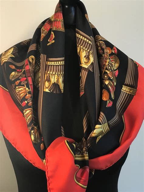 hermes foulard vintage|vintage hermes scarf price guide.